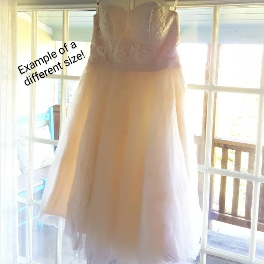 NWT Chi Chi London A Love Above The Rest Dress in Blush Pink Size 8 - Picture 4 of 8